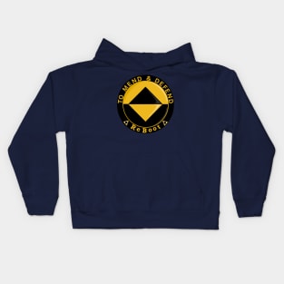 Full size ReBoot guardian icon Kids Hoodie